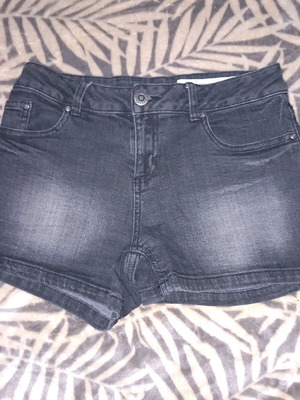 Esmara women's black denim shorts size XS like new