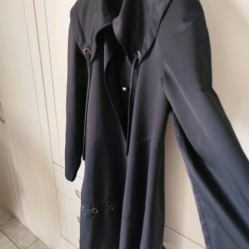 Paul Christophe trench coat like new, black, size L-XL