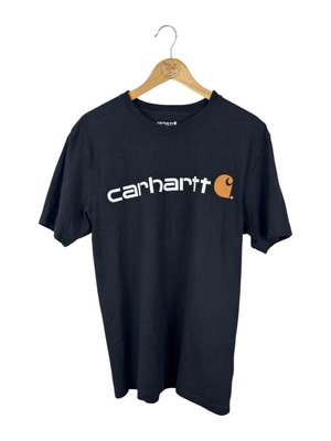 Carhartt Wip Logo T-shirt μέγεθος S σαν καινούργιο, μαύρο