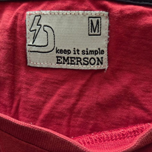 Emerson men's T-shirt, red, size Medium