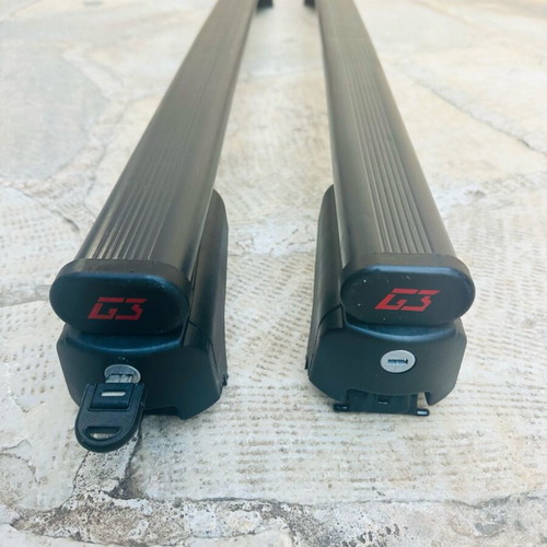 G3 Aluminum Roof Bars Set with Feet and Lock for Mini Cooper Countryman