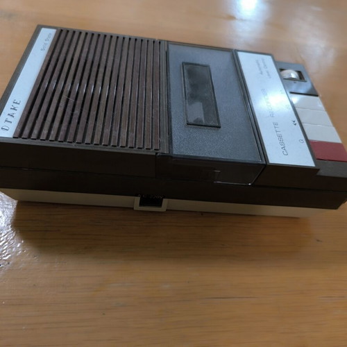 Otake Solid State Cassette Recorder used, vintage 1970s, non-working
