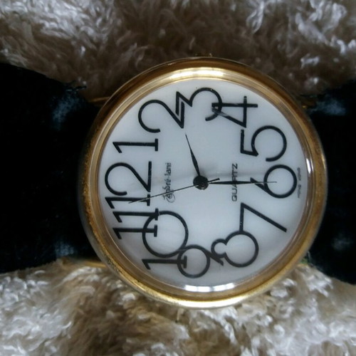 Andre Lani wristwatch used, women's, black and white