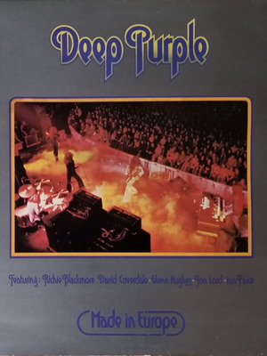 Deep Purple Made in Europe ζωντανό άλμπουμ σε βινύλιο, VG+