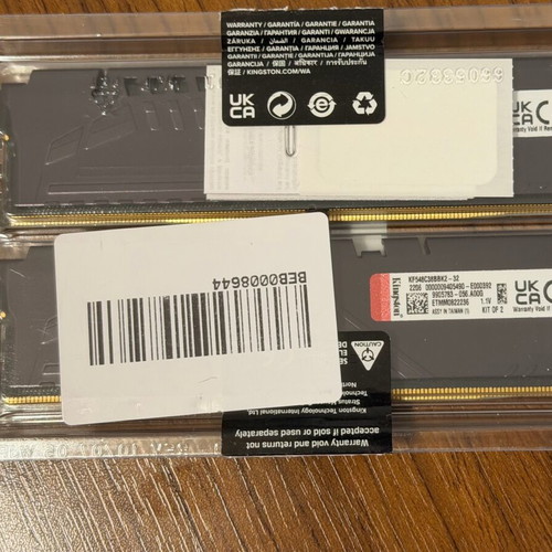 Kingston Fury Beast 32GB (2x16GB) DDR5 480Hz like new