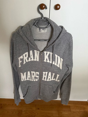 Franklin & Marshall hoodie jacket like new, gray, size M