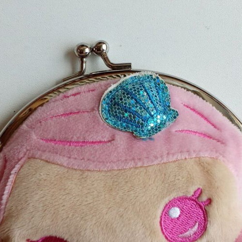 Smiggle Mermaid Kids Wallet like new, pink polyester