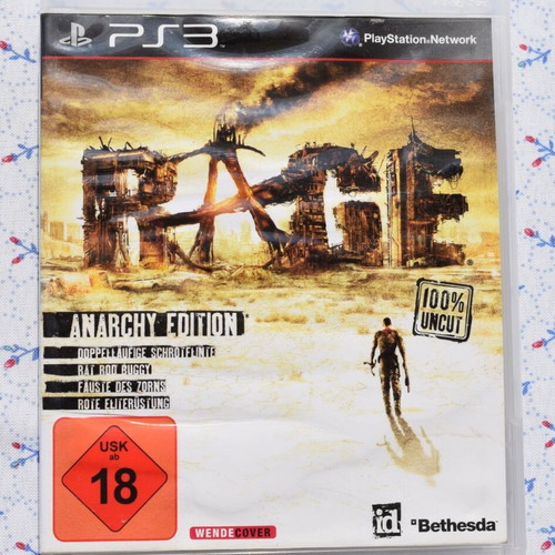 Rage Anarchy Edition PS3 used first-person shooter