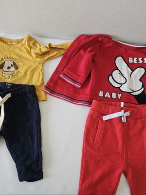 Baby clothing sets, 2 pieces, like new