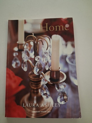 Laura Ashley Home vintage catalog 2001 shabby chic used