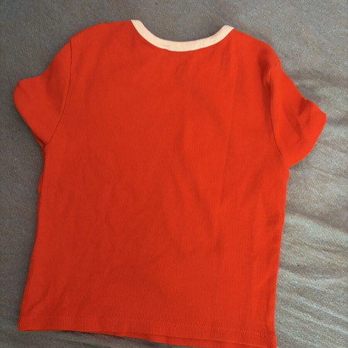 Bershka crop top like new, red and green, size S