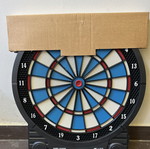 Electronic dartboard with darts