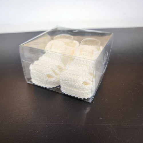 Handmade baby booties new, unused, Greek made