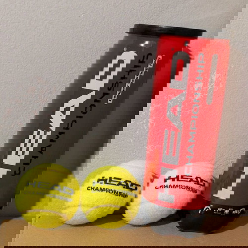 Μπαλάκια τέννις HEAD καινούργια, σετ 2 με θήκη