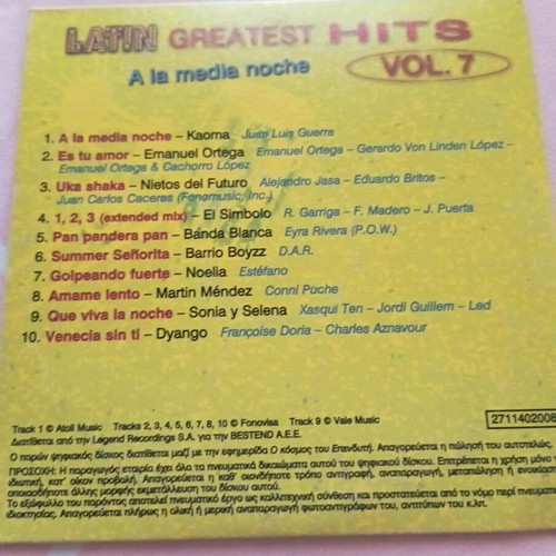 Latin vol.7 collectible CD like new