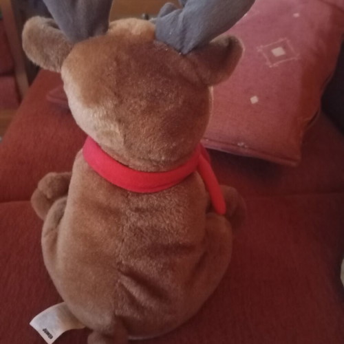 Children's toy playing Christmas music used, with movement