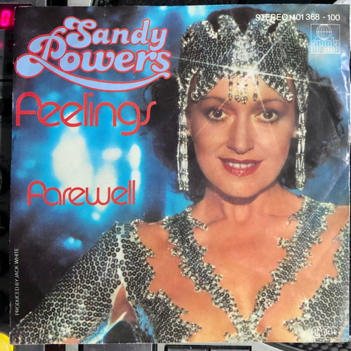 Sandy Powers Feelings vinyl 7" single used, pop