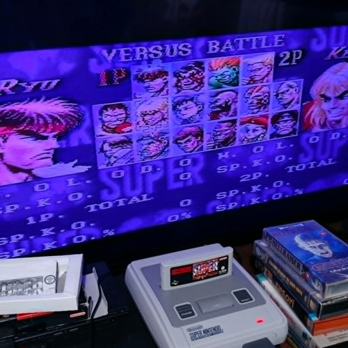 Super Nintendo Entertainment System SNES PAL used with controller and cables