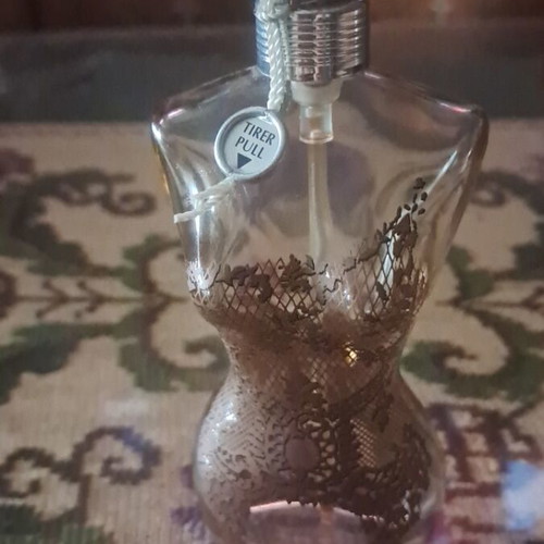 Jean Paul Gaultier Classique 100ml perfume bottle like new, collectible