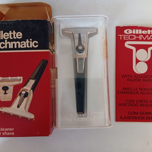 Gillette Techmatic Razor new, 70s-80s vintage