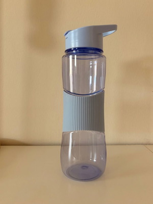 Reusable Plastic Water Bottle used