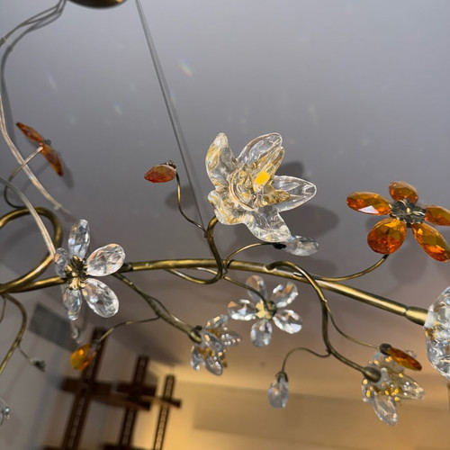 Ceiling lamp with Swarovski like new