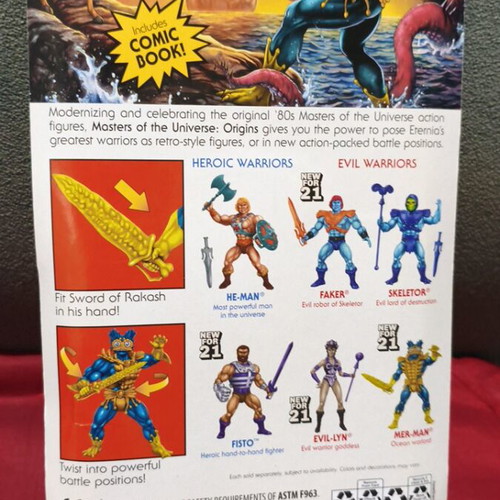 Masters of the Universe Mer-Man MOTU Origins new