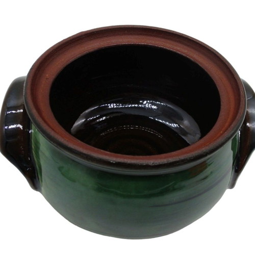 Giouvetsaki green swirl 15cm diameter x 9cm new
