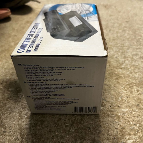 Counterfeit Detector for Banknotes New