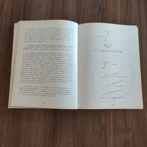 Edafomichaniki book used by Stefanos Tsotsos