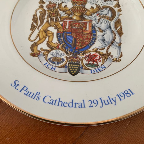 Wood & Sons Collectible Plate Royal Wedding 1981 Memorabilia