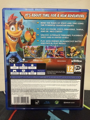 Crash Bandicoot 4 It's About Time PS4 game like new
