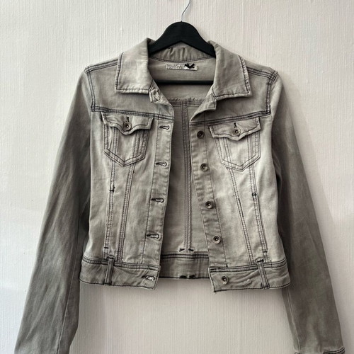 Stradivarius jacket used, gray, size S