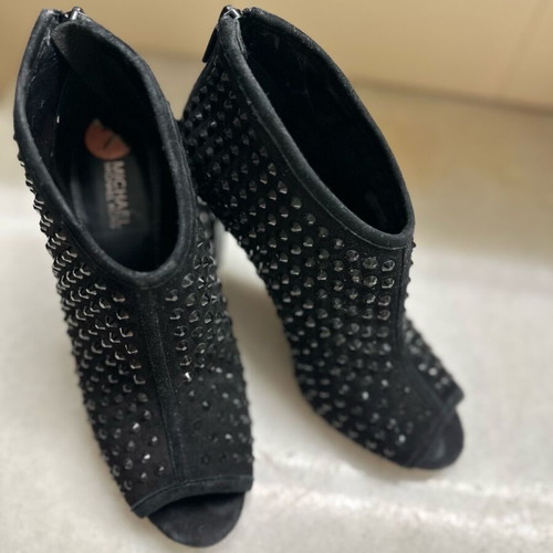Michael Kors ankle boots black with strass studs like new, size 37