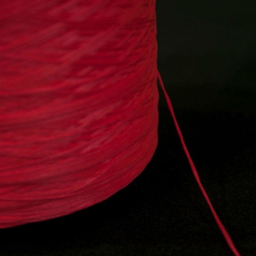 Red bias binding thread, 5 kg roll, new