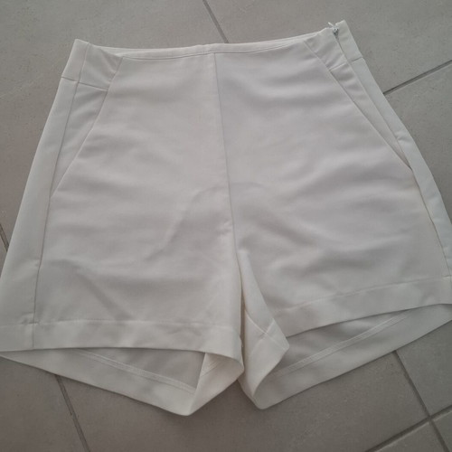 Pink Woman summer shorts size S, like new, white