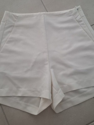Pink Woman summer shorts size S, like new, white