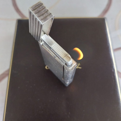 Dupont silver lighter like new, authentic and functional