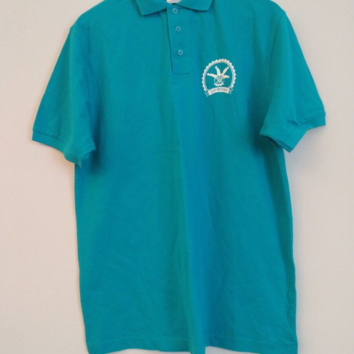 BeC men's polo shirt size L, like new, blue