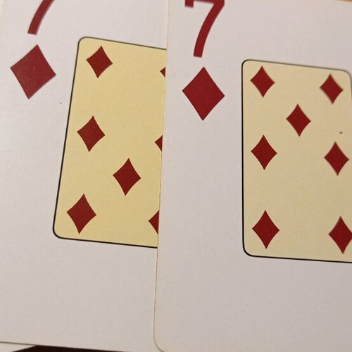 Dewar's Casino Magic playing cards vintage, like new, set of two