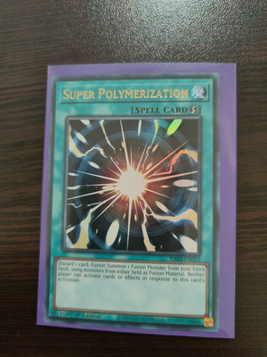 Yu-Gi-Oh Super Polymerization Ultra Rare card like new