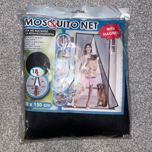 Mosquito Net magnetic door screen 220x150cm new