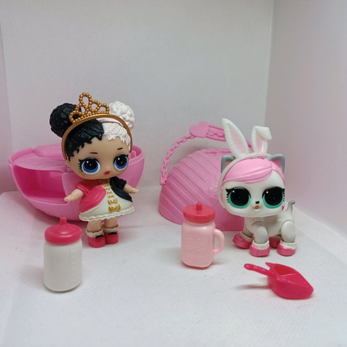 Lol Surprise doll and pet set like new with accessories