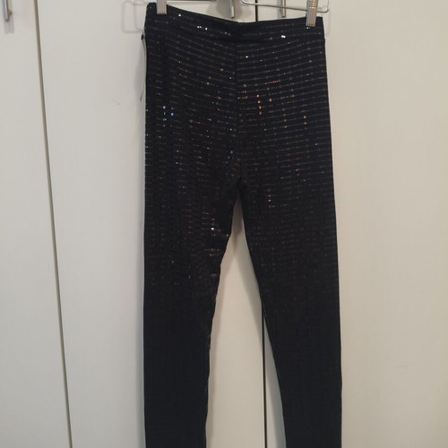 Black Leggings with Sequins Created by K new with tag