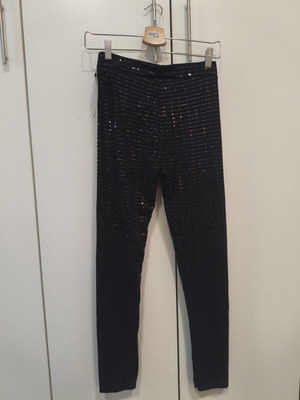 Black Leggings with Sequins Created by K new with tag