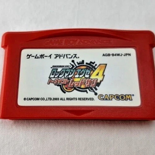 Mega Man Battle Network 4 Red Sun Japan Game Boy Advance like new