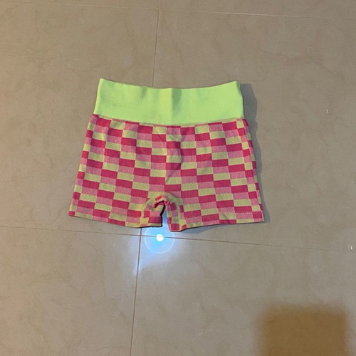 South Beach sports shorts leggings used, colorful, pink XS