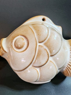 West Germany fish baking mold new, ceramic