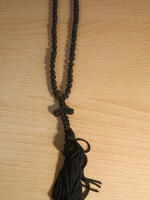Knitted cross black color new