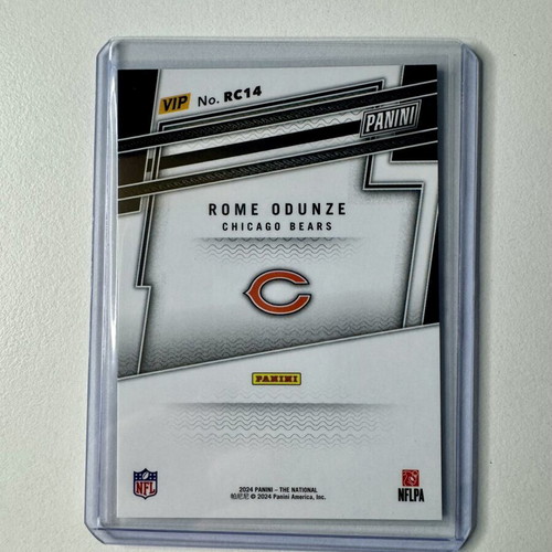 2024 Panini The National Gold VIP Rome Odunze Base Rookie RC new